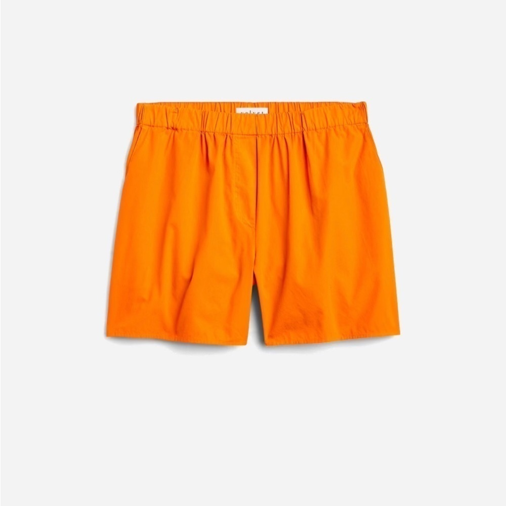 NEW Velvet by Graham & Spencer Orange Cotton Shorts XS